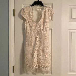 Lace mini dress